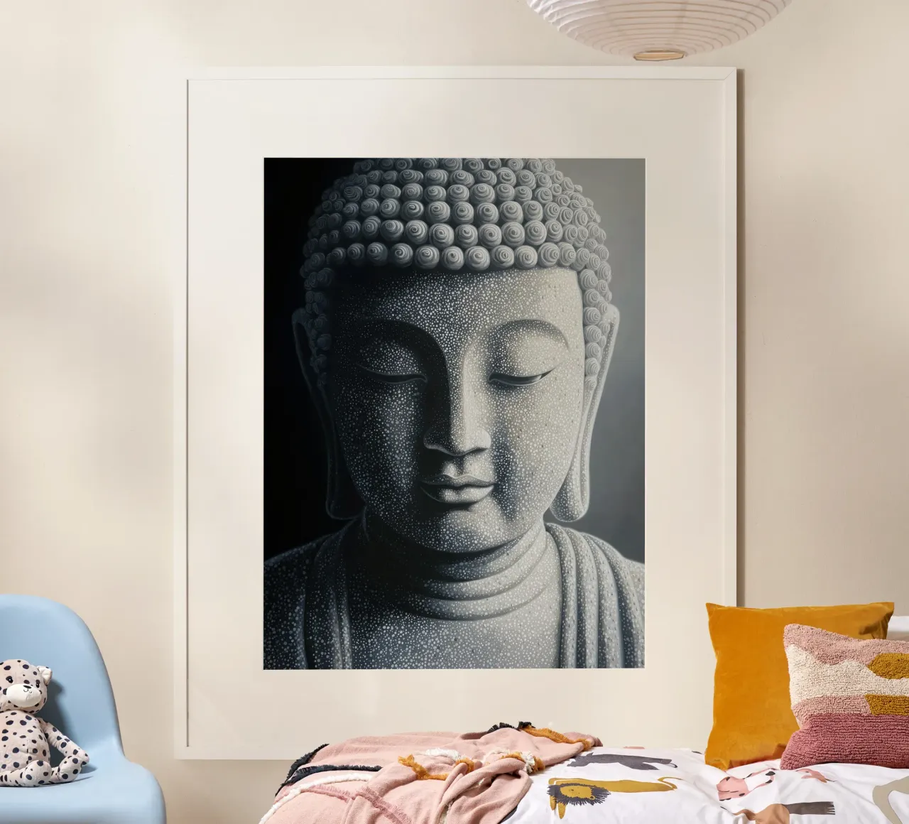 Buddha poster con telaio in plastica da Pictura