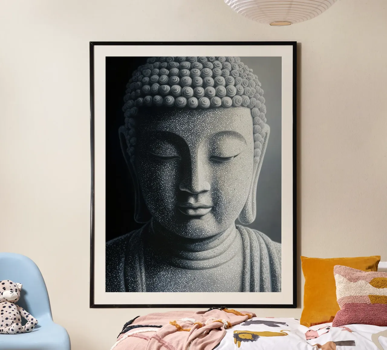 Buddha poster con telaio in plastica da Pictura