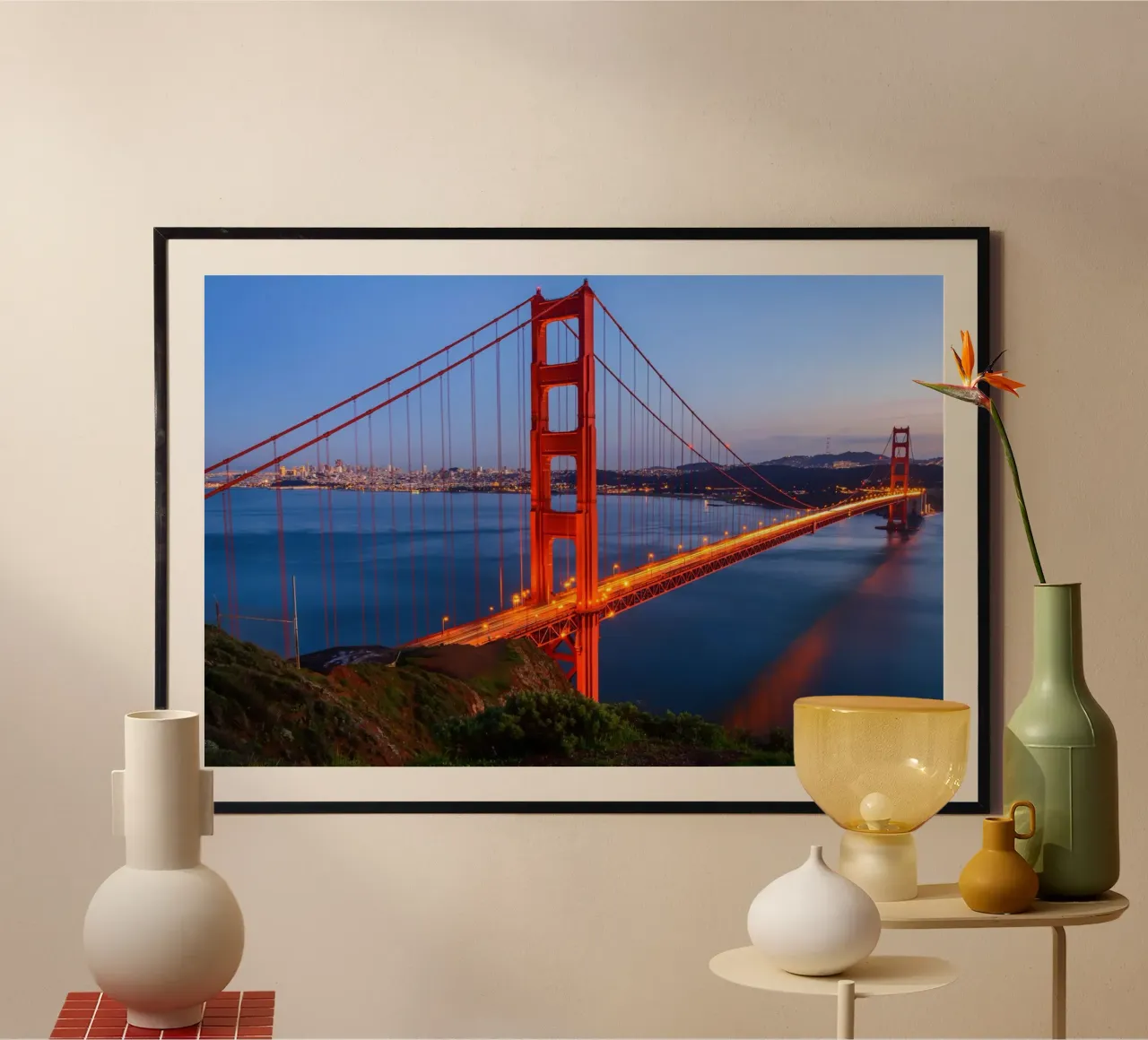 Visione del Golden Gate, San Francisco carta hahnemühle da Wanderlust Vibes