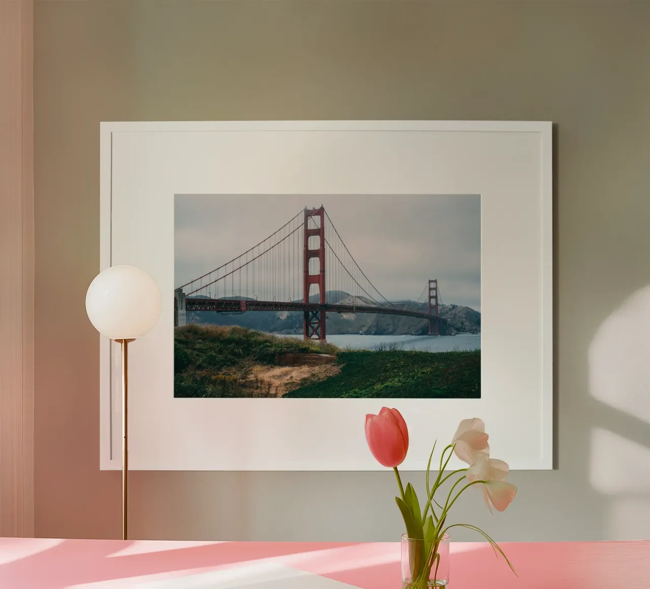 Visione del Golden Gate, San Francisco carta hahnemühle da Wanderlust Vibes