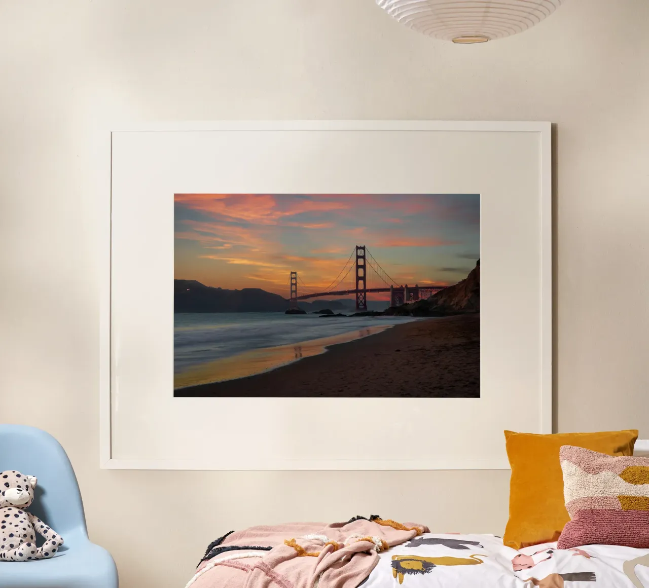 Visione del Golden Gate, San Francisco carta hahnemühle da Wanderlust Vibes