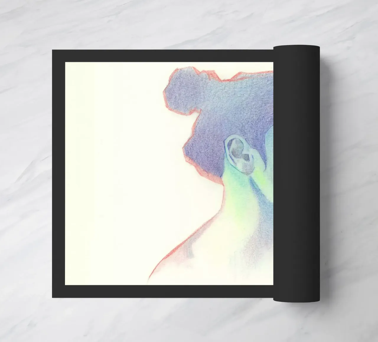 Portrait doormat by Faunesque