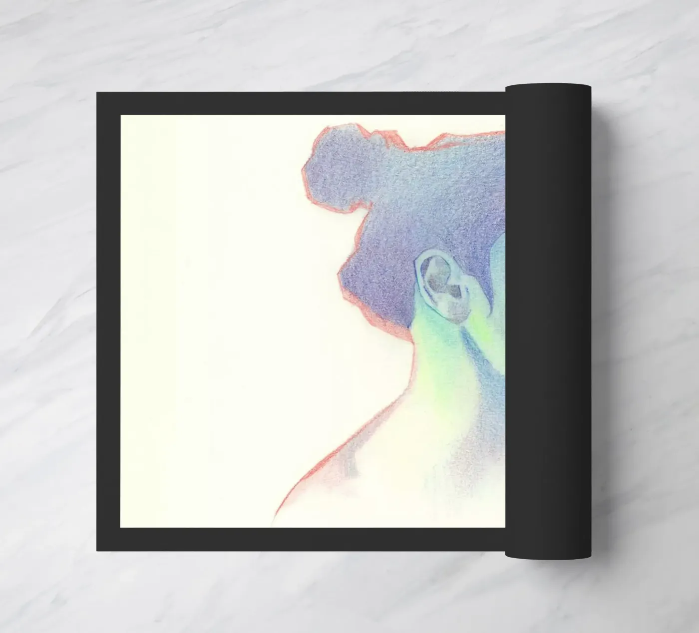 Portrait doormat by Faunesque