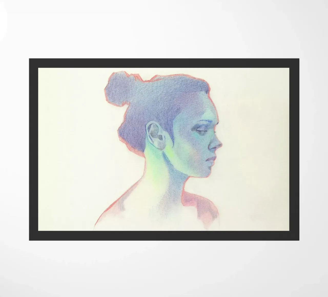 Portrait doormat by Faunesque