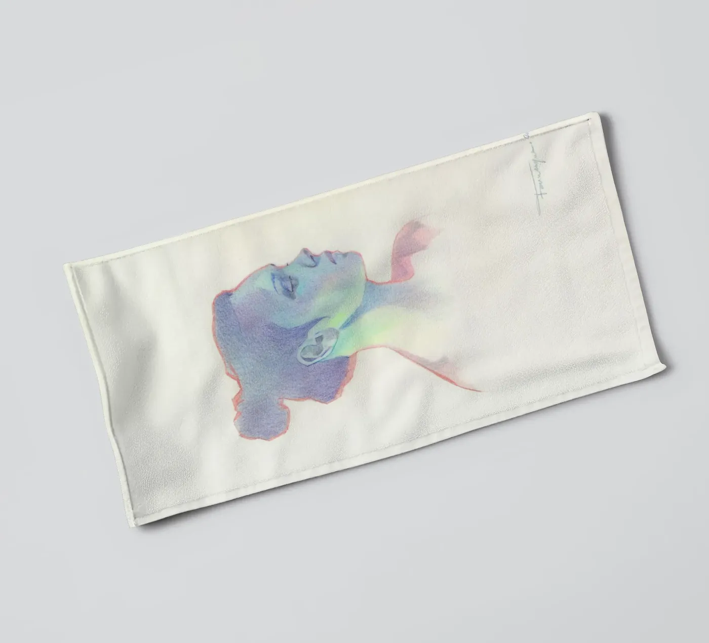 Portrait towel by Faunesque