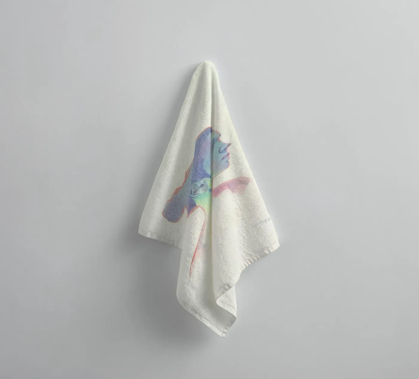 Portrait towel by Faunesque
