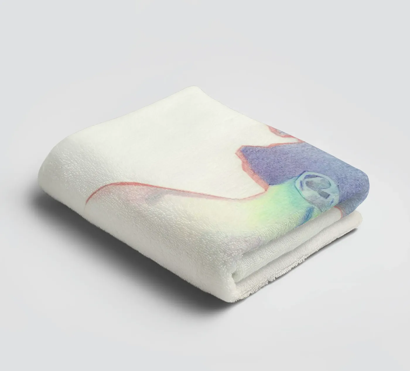 Portrait towel by Faunesque