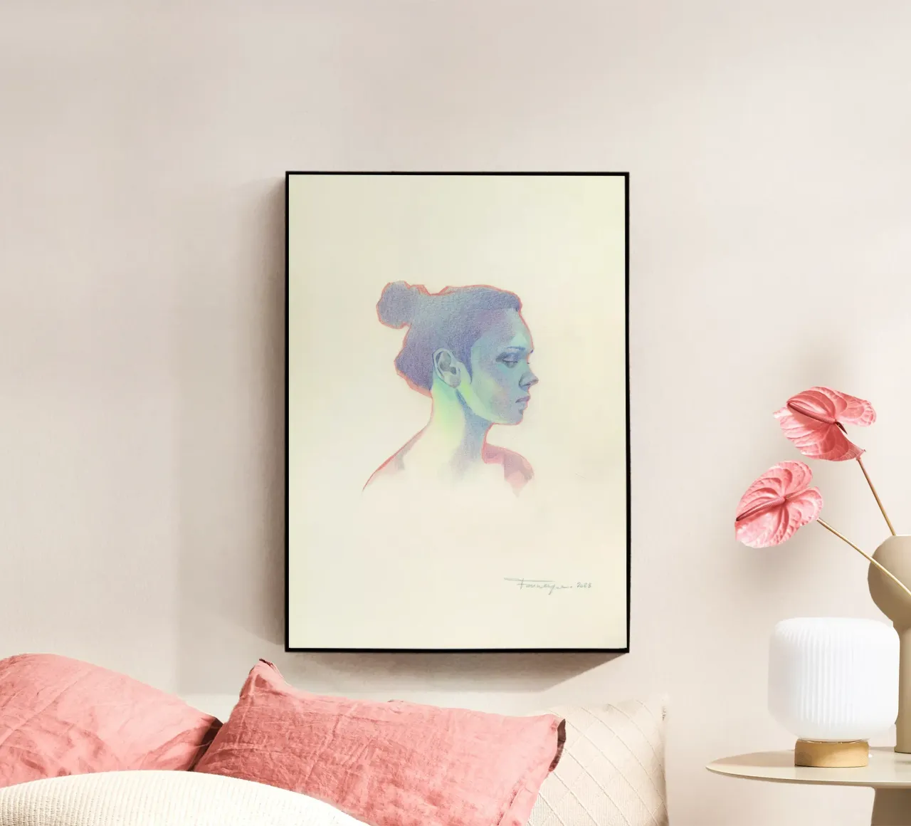 Ritratto plexiglass da Faunesque