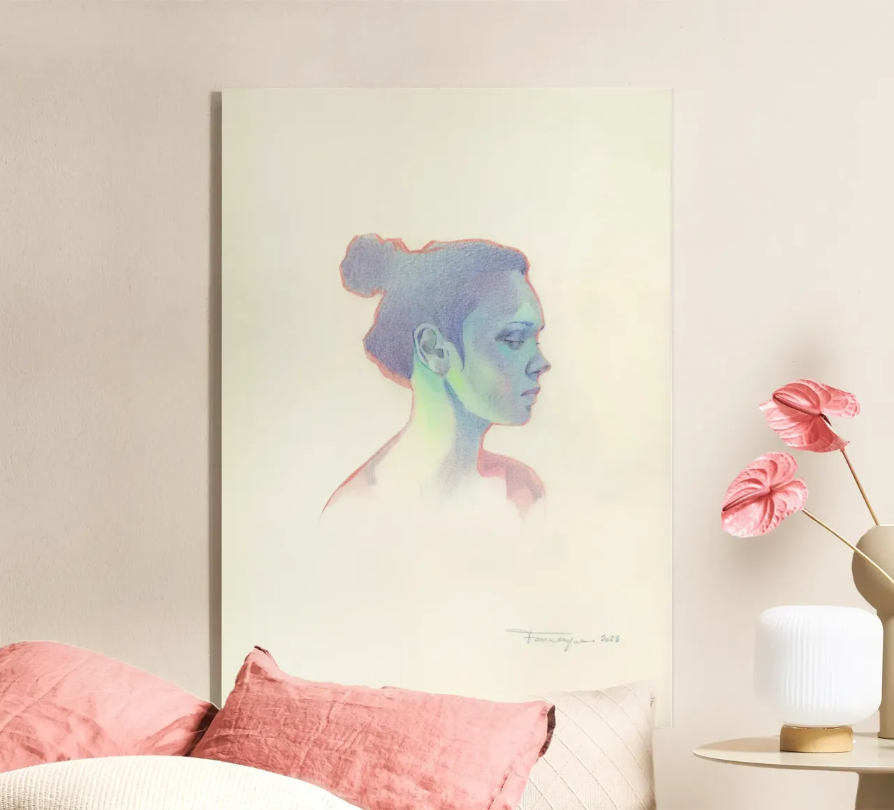 Ritratto plexiglass da Faunesque