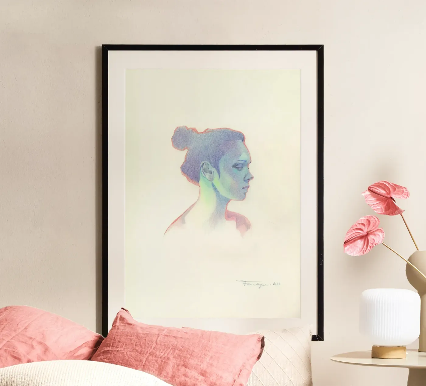 Portrait poster by Faunesque