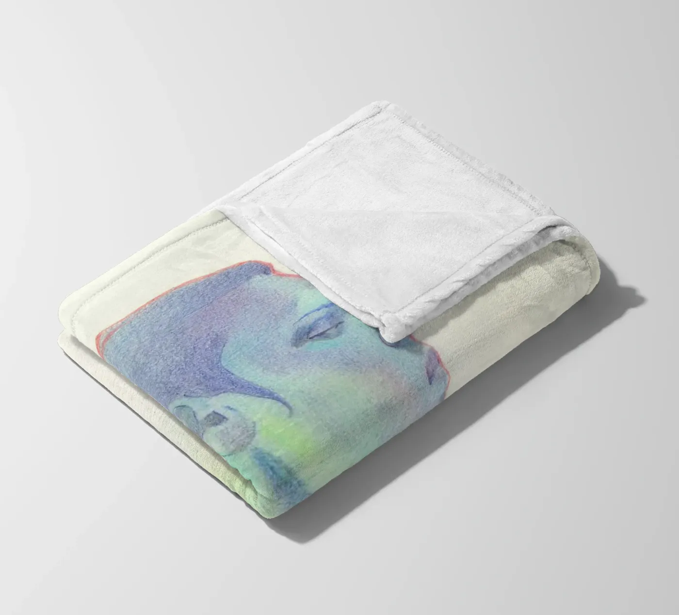 Porträt Fleecedecke von Faunesque