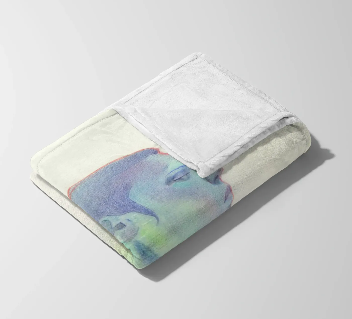 Porträt Fleecedecke von Faunesque