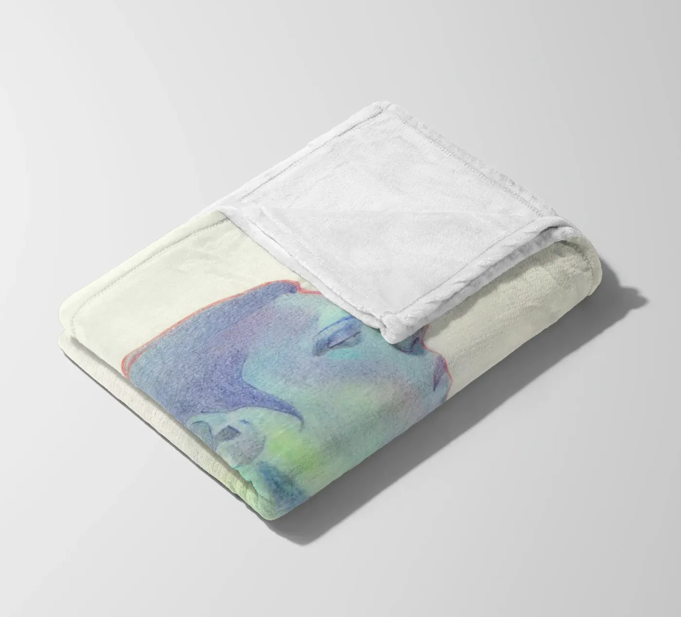 Porträt Fleecedecke von Faunesque