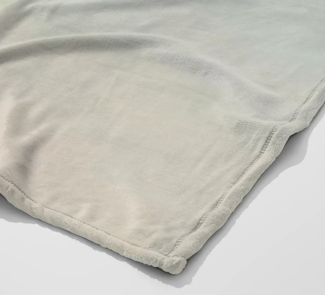 Una soffice nuvola bianca alla deriva in un cielo limpido sopra una terra serena coperta in pile da DesignDoodle