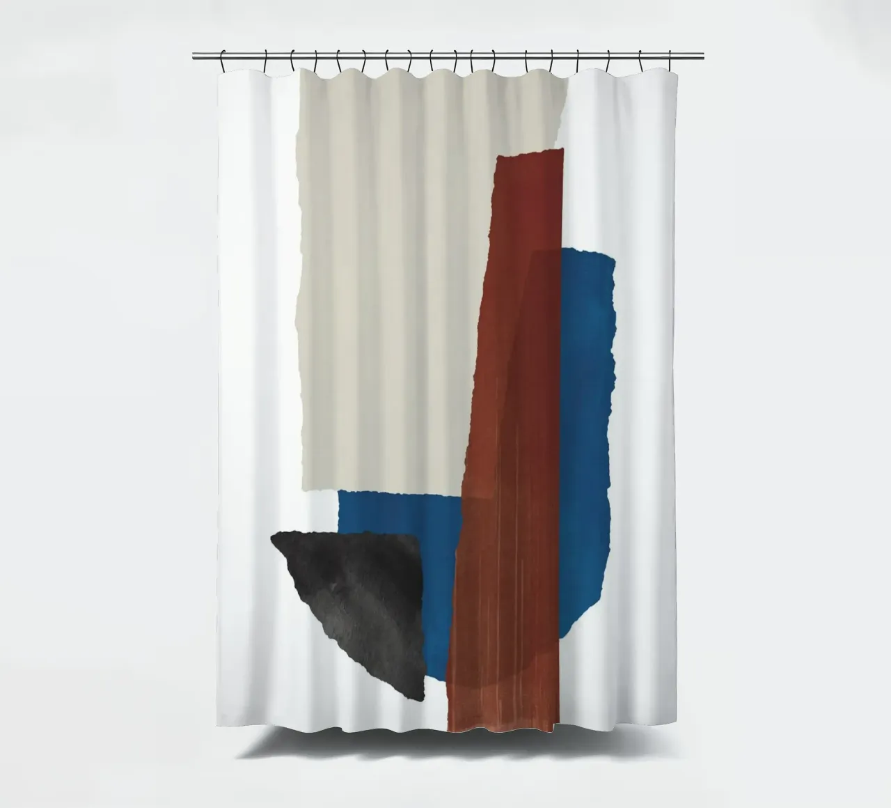 Fragments 5 shower curtain by NouveauPrints
