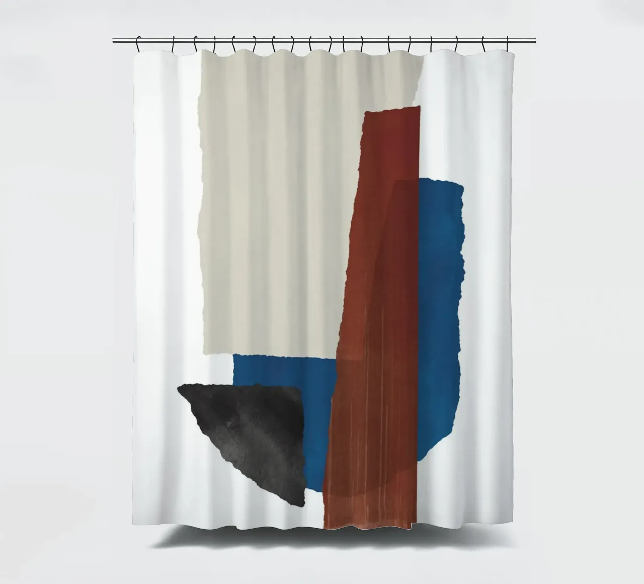 Fragments 5 shower curtain by NouveauPrints