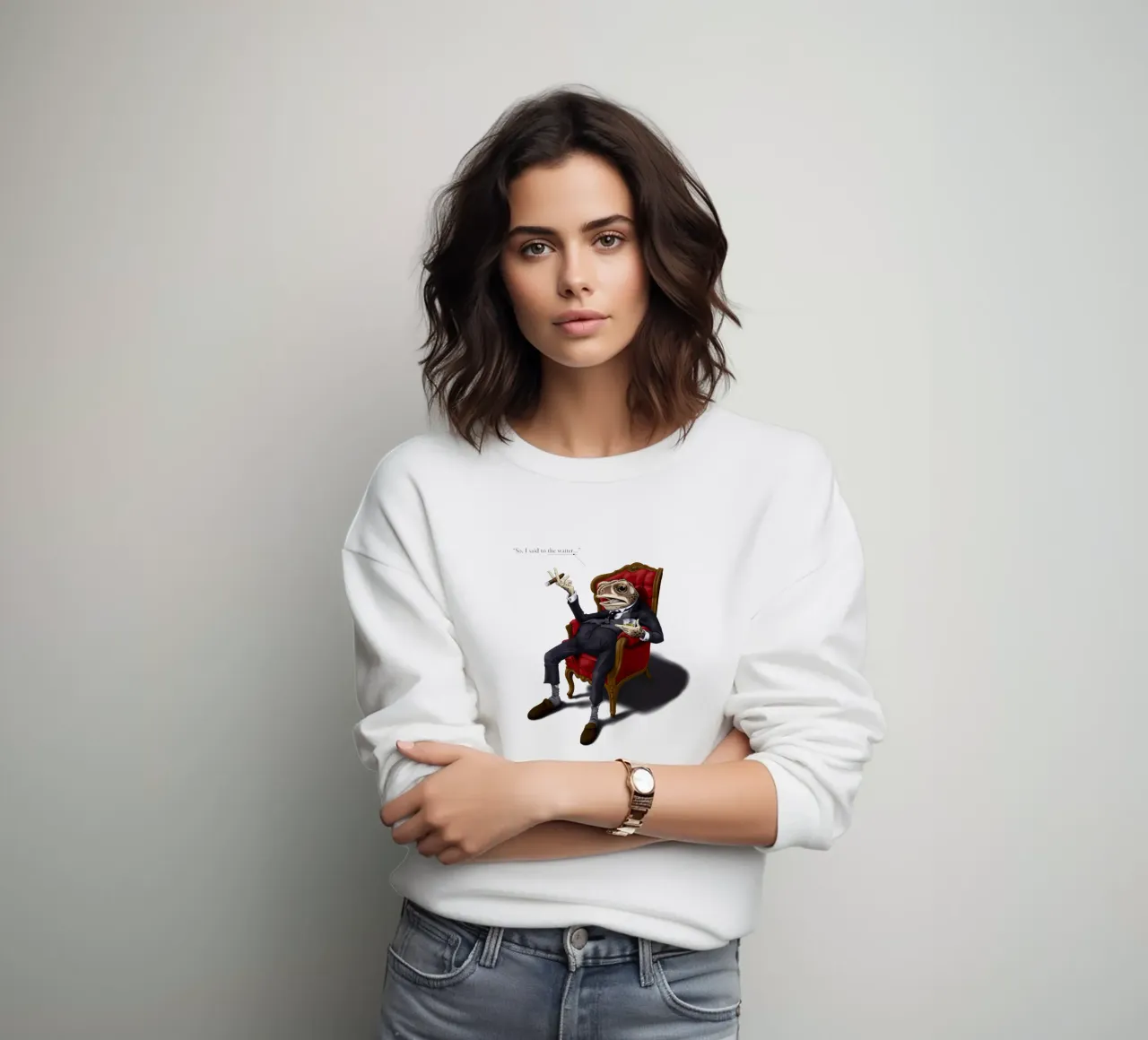 Fly in My Soup (Colour) felpa da Rob Art | Illustration