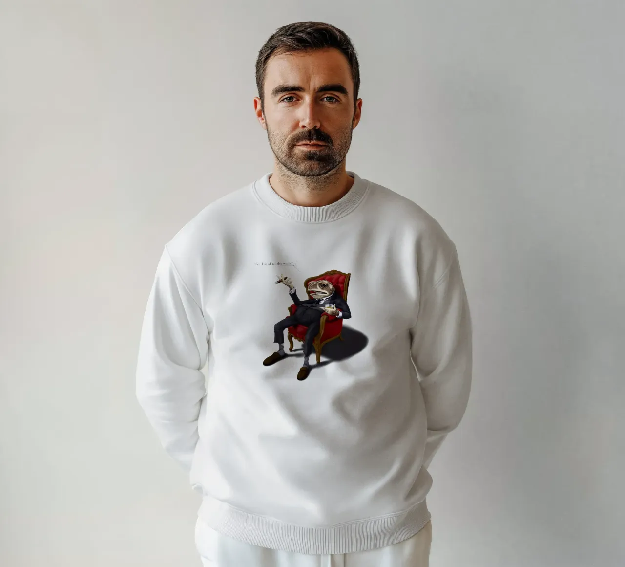 Fly in My Soup (Colour) felpa da Rob Art | Illustration