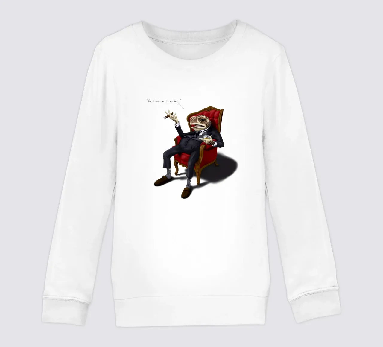 Fly in My Soup (Colour) felpa bambino da Rob Art | Illustration