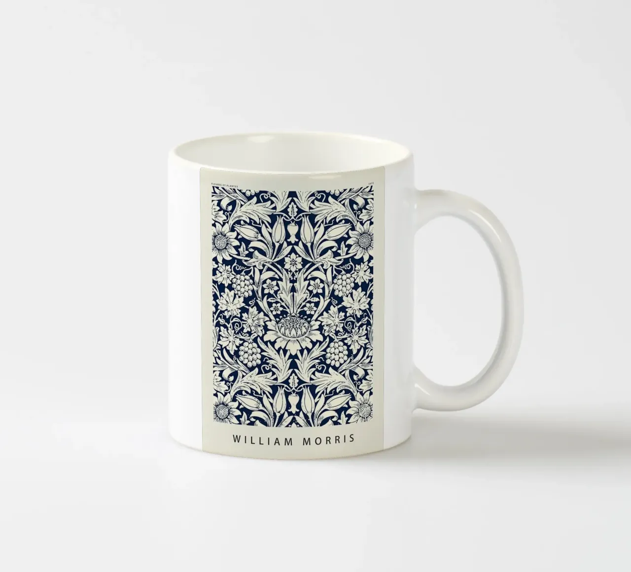 tulipani e fogliame rigoglioso tazza in ceramica da Ropech Shop