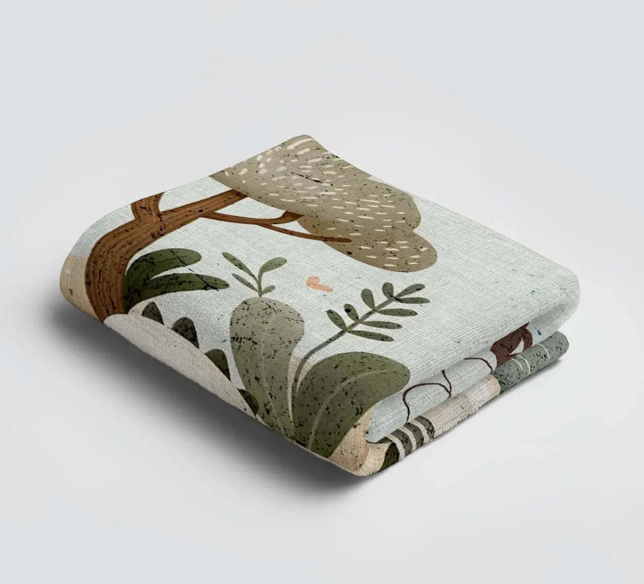 Wees dapper Krokodil Illustratie badhanddoek van E Cannon