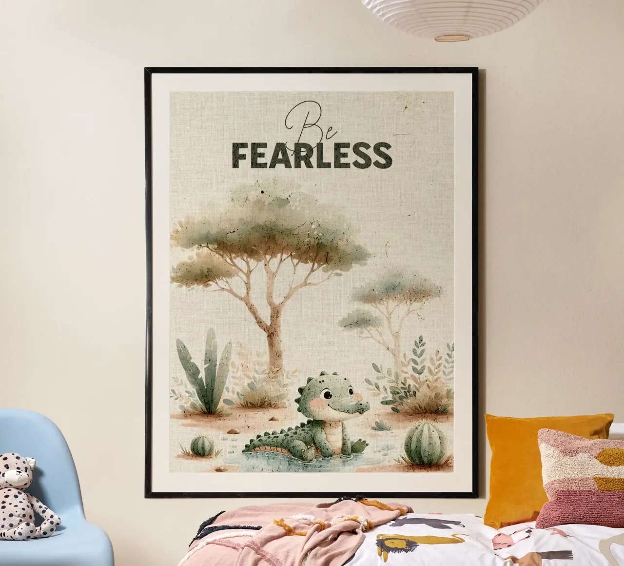 Ne craignez rien Crocodile poster de E Cannon