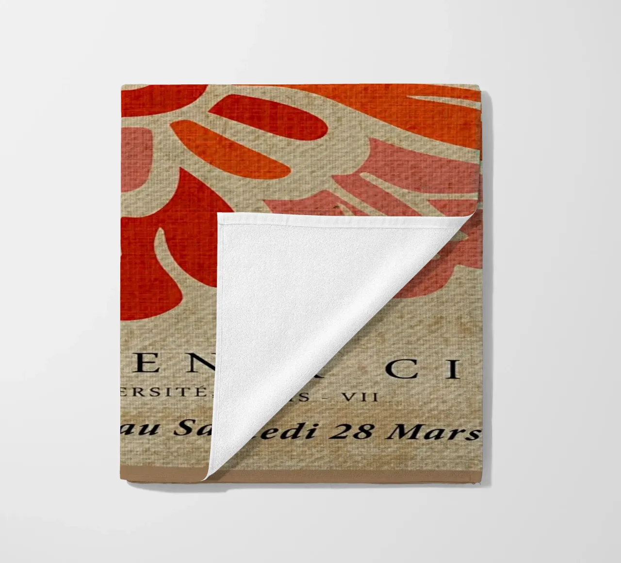 Design floreale etnico e popolare telo mare da EbrahimiStudio