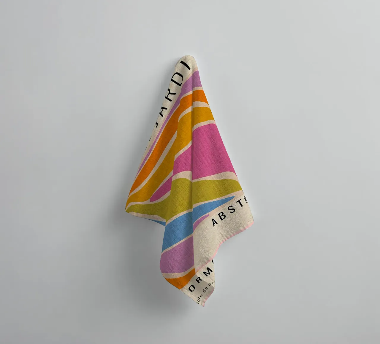 Abstract form towel by EbrahimiStudio