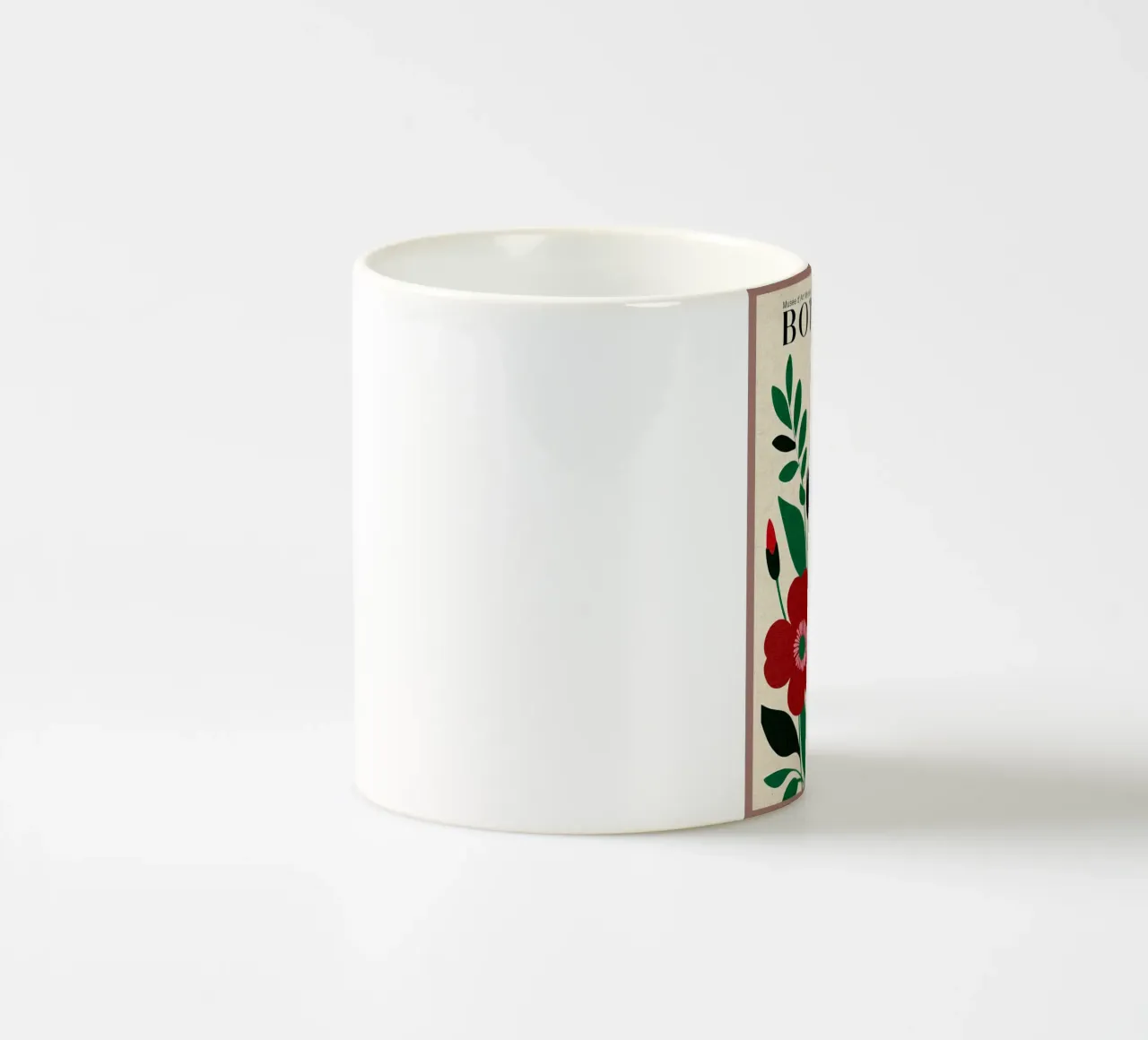 Arte botanica francese tazza in ceramica da EbrahimiStudio