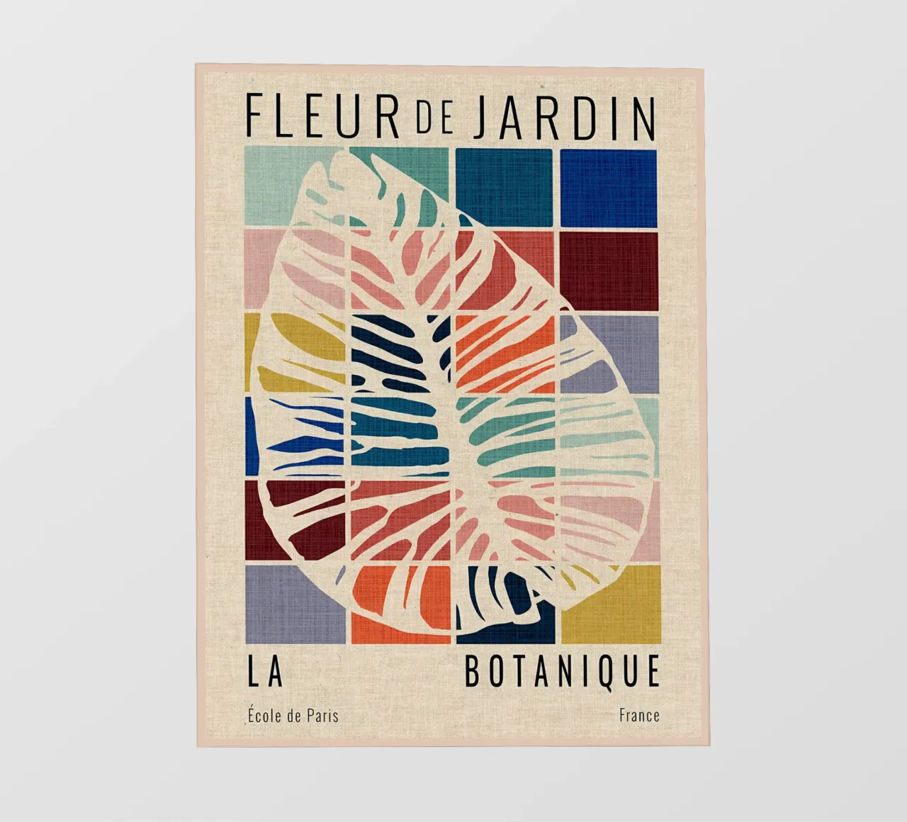 Fleur de Jardin francese telo in pvc da EbrahimiStudio