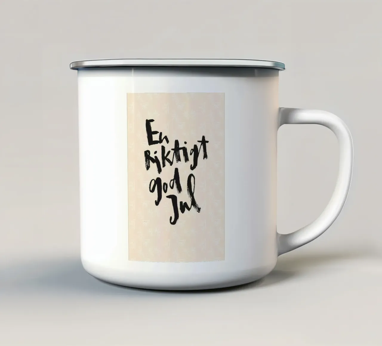 God Jul mit Muster tazza in smalto da Brushmeetspaper