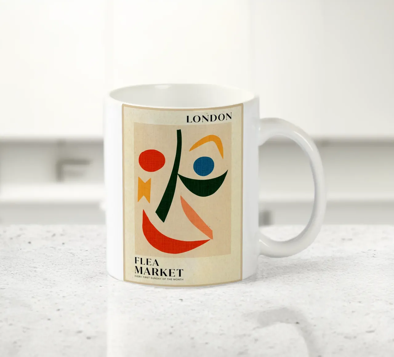 Mercato delle pulci di Londra tazza in ceramica da Paul Studio