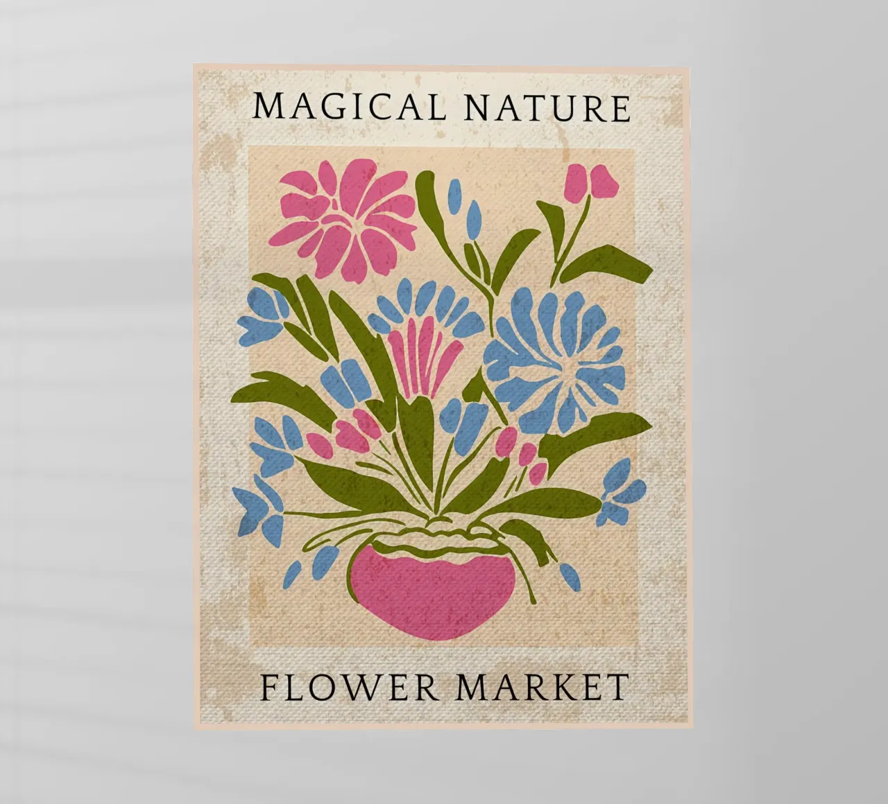 Mercato dei fiori di Magic Nature pellicola backlit da Paul Studio