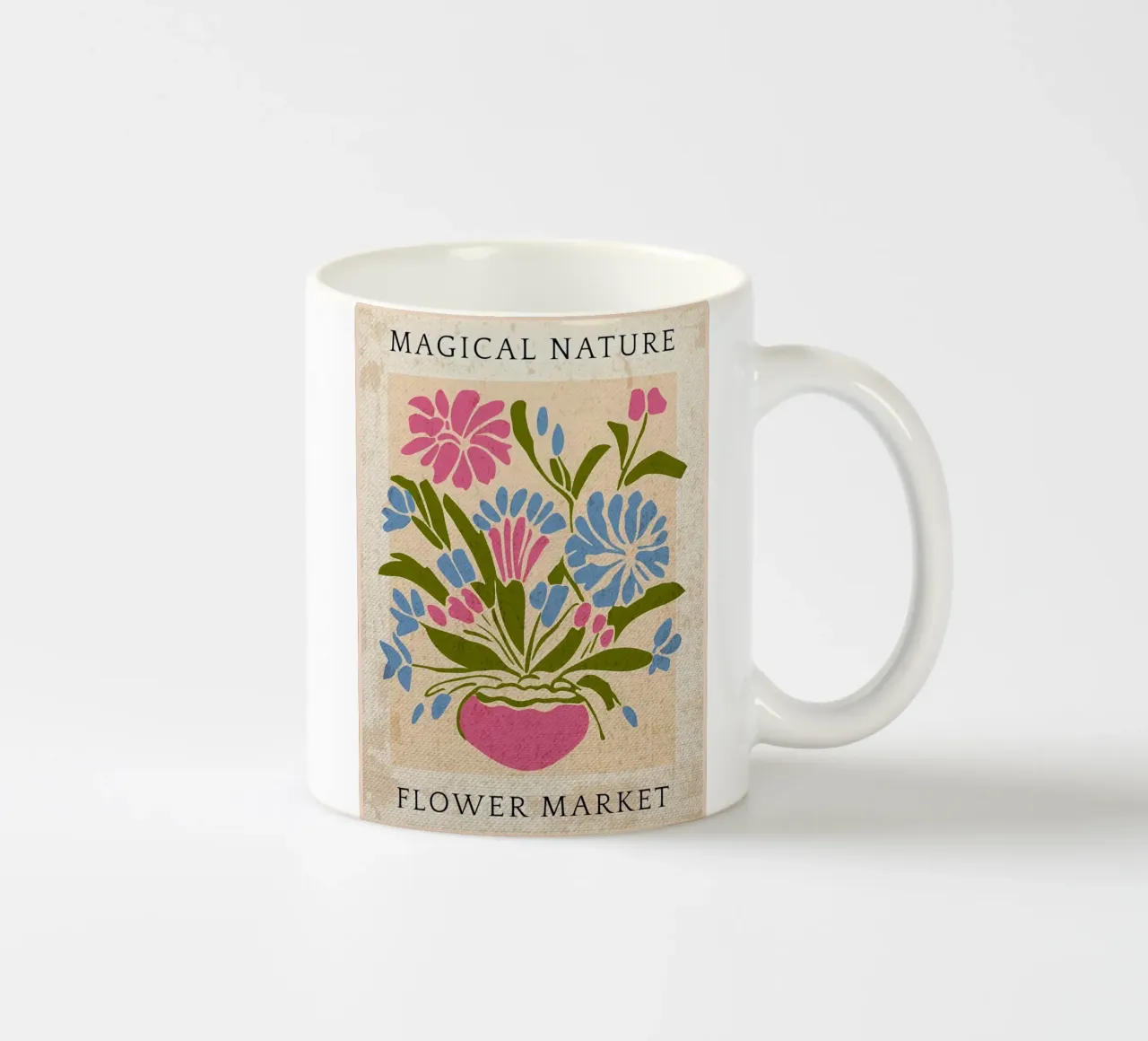Mercato dei fiori di Magic Nature tazza in ceramica da Paul Studio