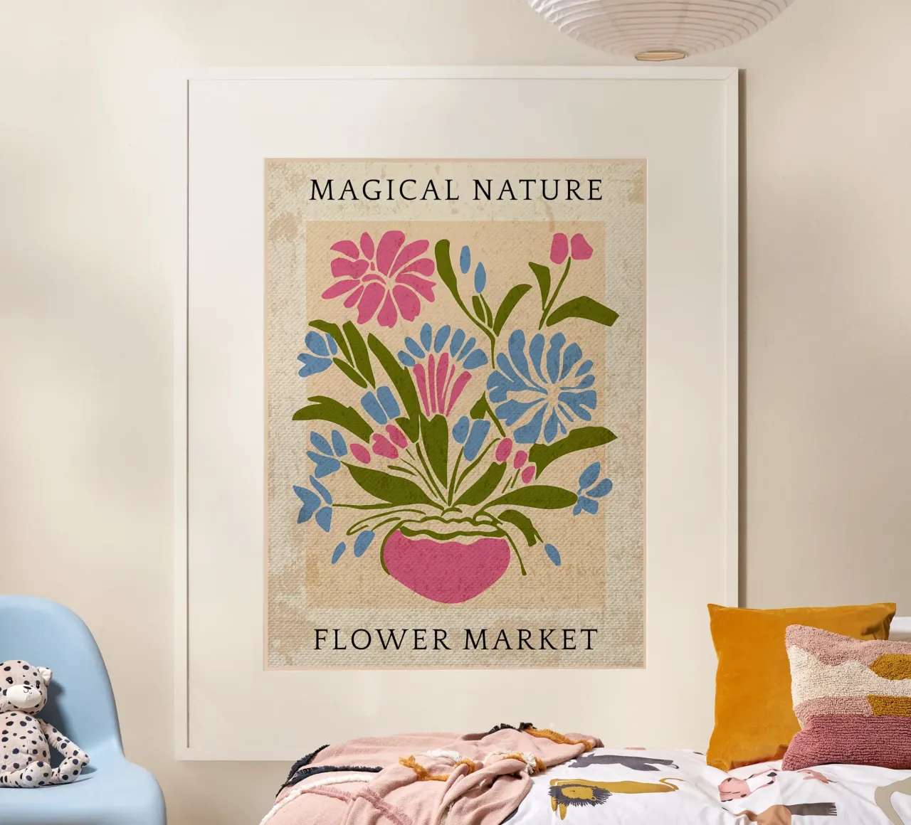 Mercato dei fiori di Magic Nature carta hahnemühle da Paul Studio