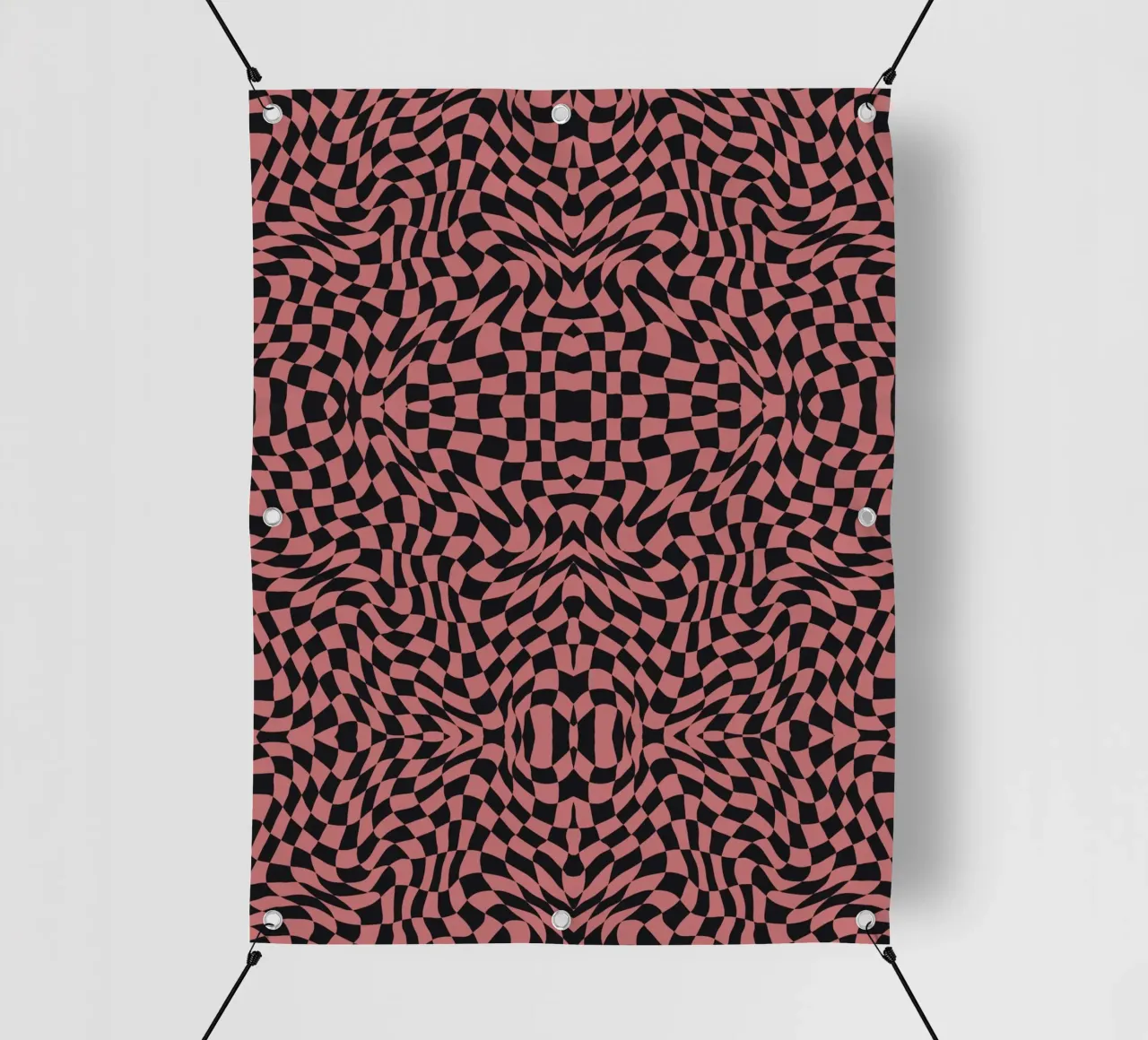 Symmetrical checker vibration 02 pvc cover by Little Dean