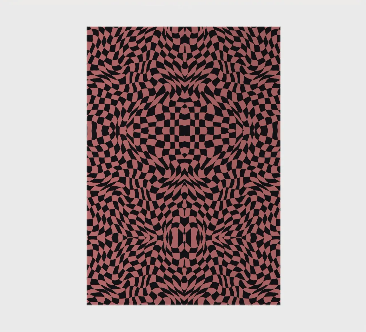 Symmetrical checker vibration 02 notebook by Little Dean