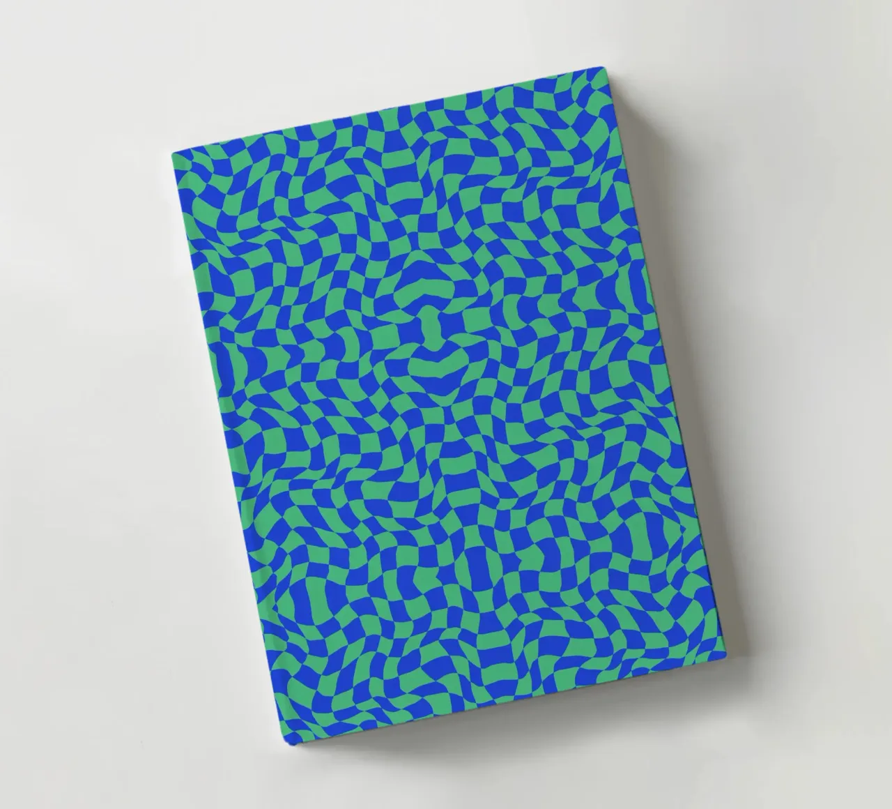 Symmetrical checker vibration 03 notebook by Little Dean