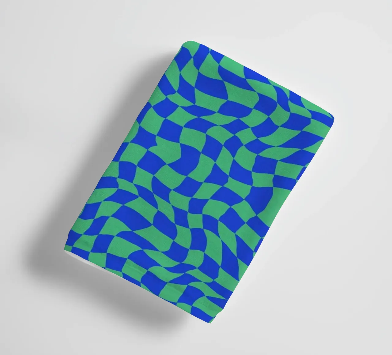 Symmetrical checker vibration 03 towel by Little Dean