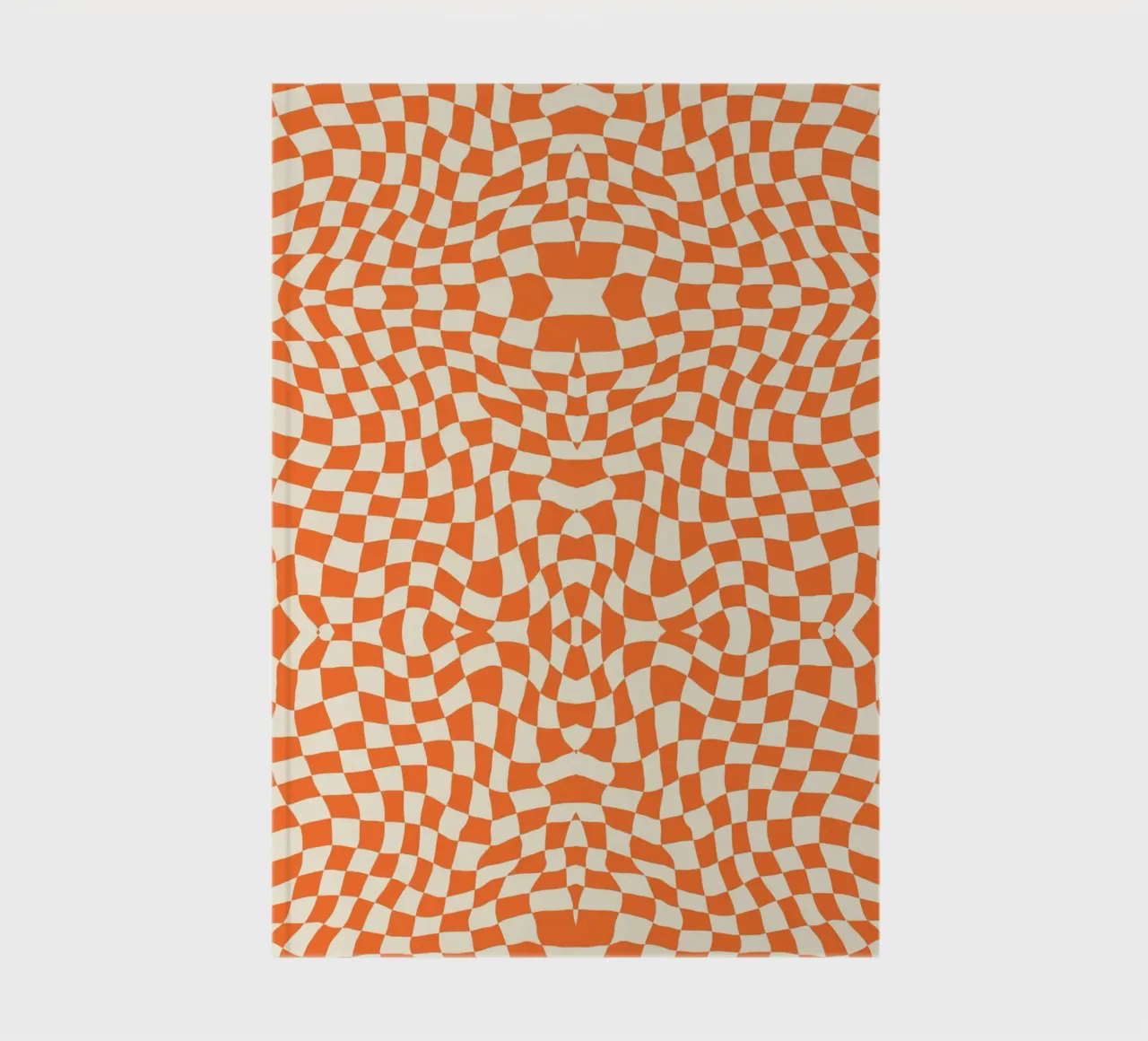 Symmetrical checker vibration 05 notebook by Little Dean