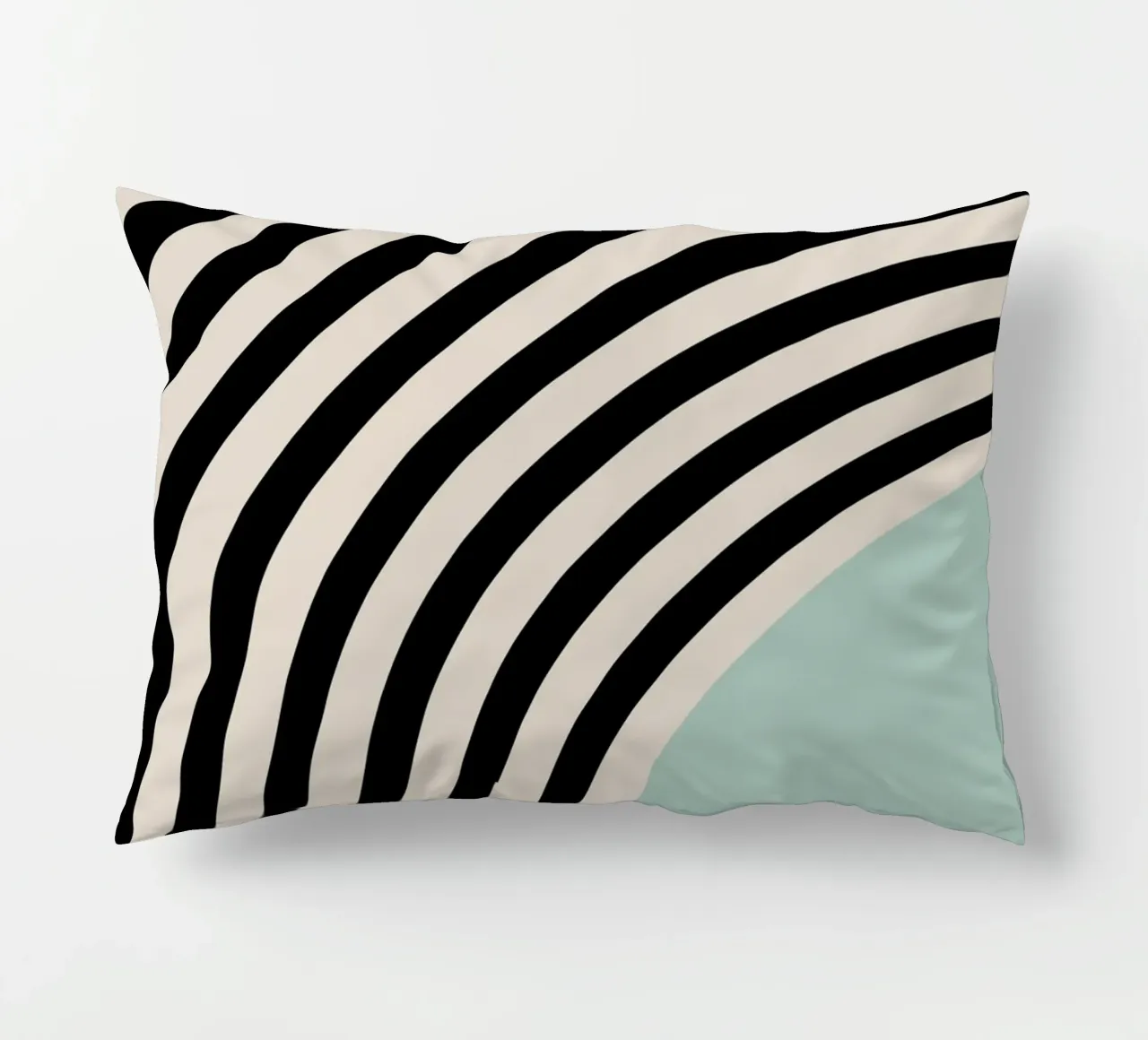 Linee curve Bauhaus | Poster d'arte minimale cuscino da Studio Vibe