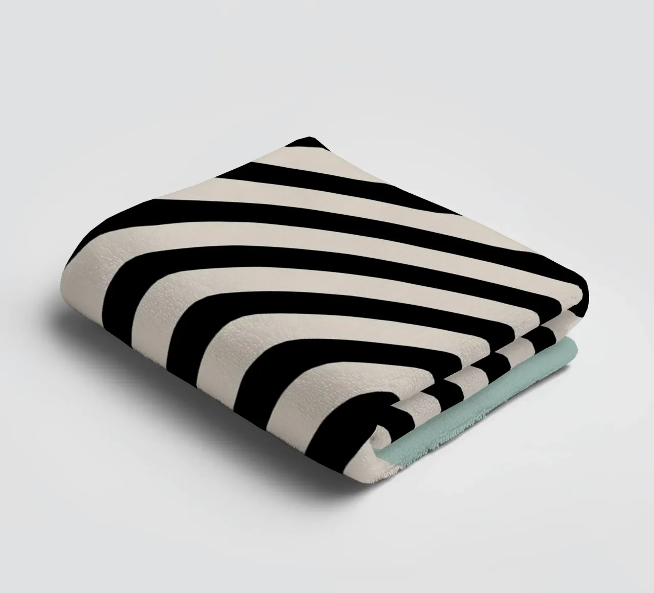 Linee curve Bauhaus | Poster d'arte minimale asciugamano da bagno da Studio Vibe