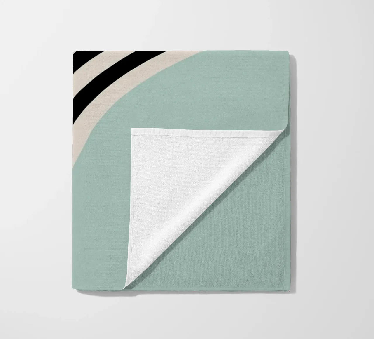 Linee curve Bauhaus | Poster d'arte minimale telo mare da Studio Vibe