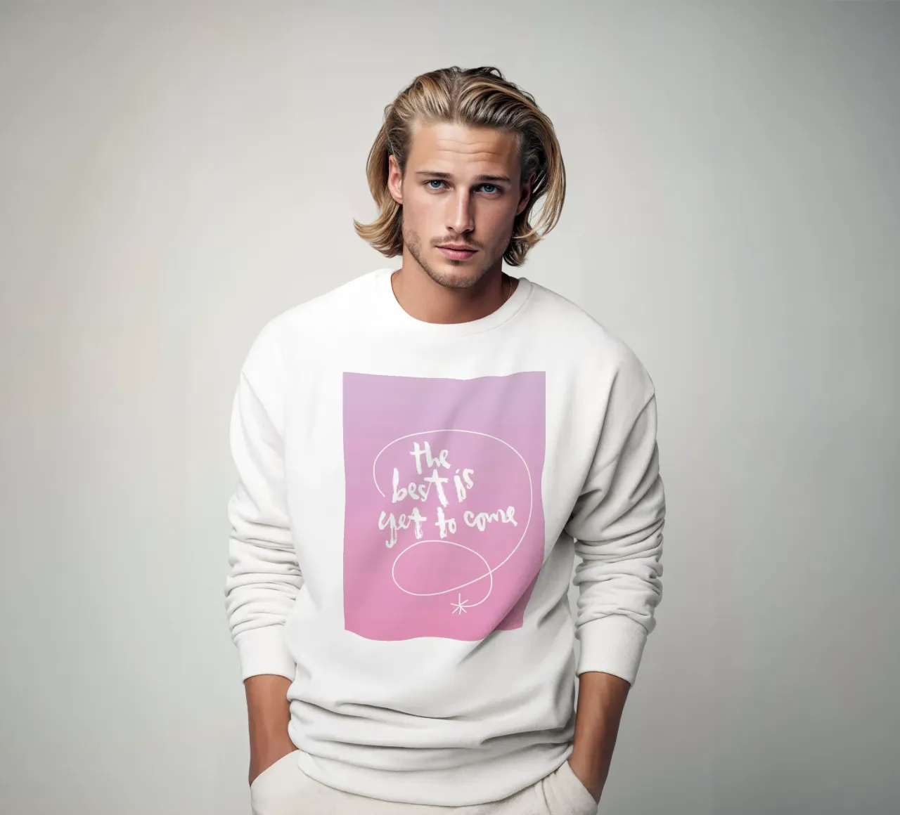 The best is yet to come felpa da Brushmeetspaper