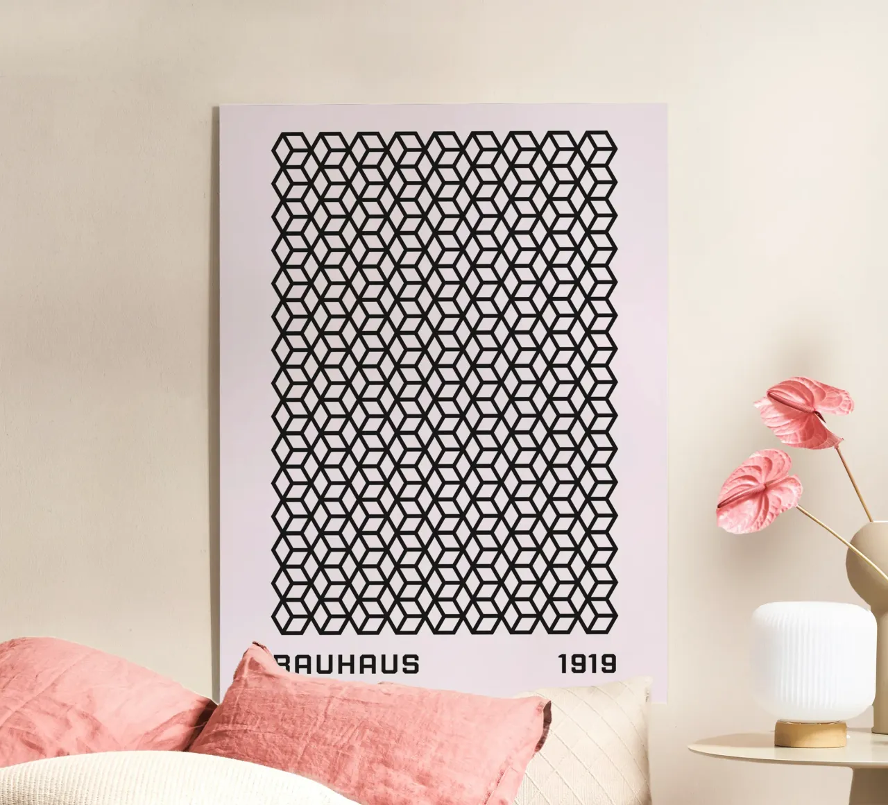 Gráfico cúbico Bauhaus metacrilato de Studio Vibe