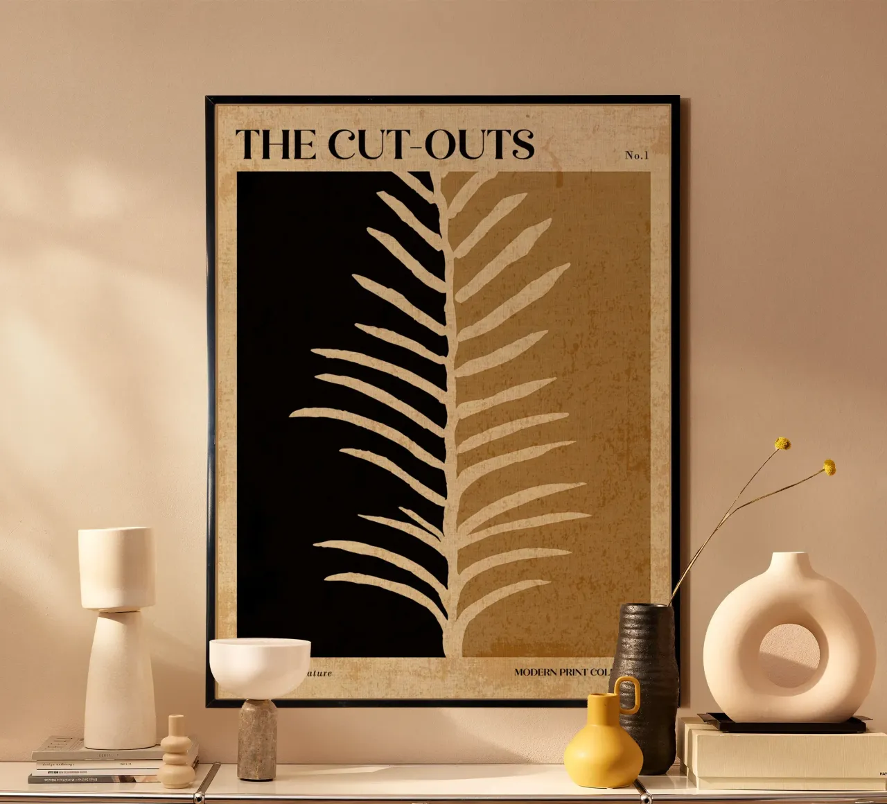 Design moderno della natura poster con telaio in plastica da Amanda Studio