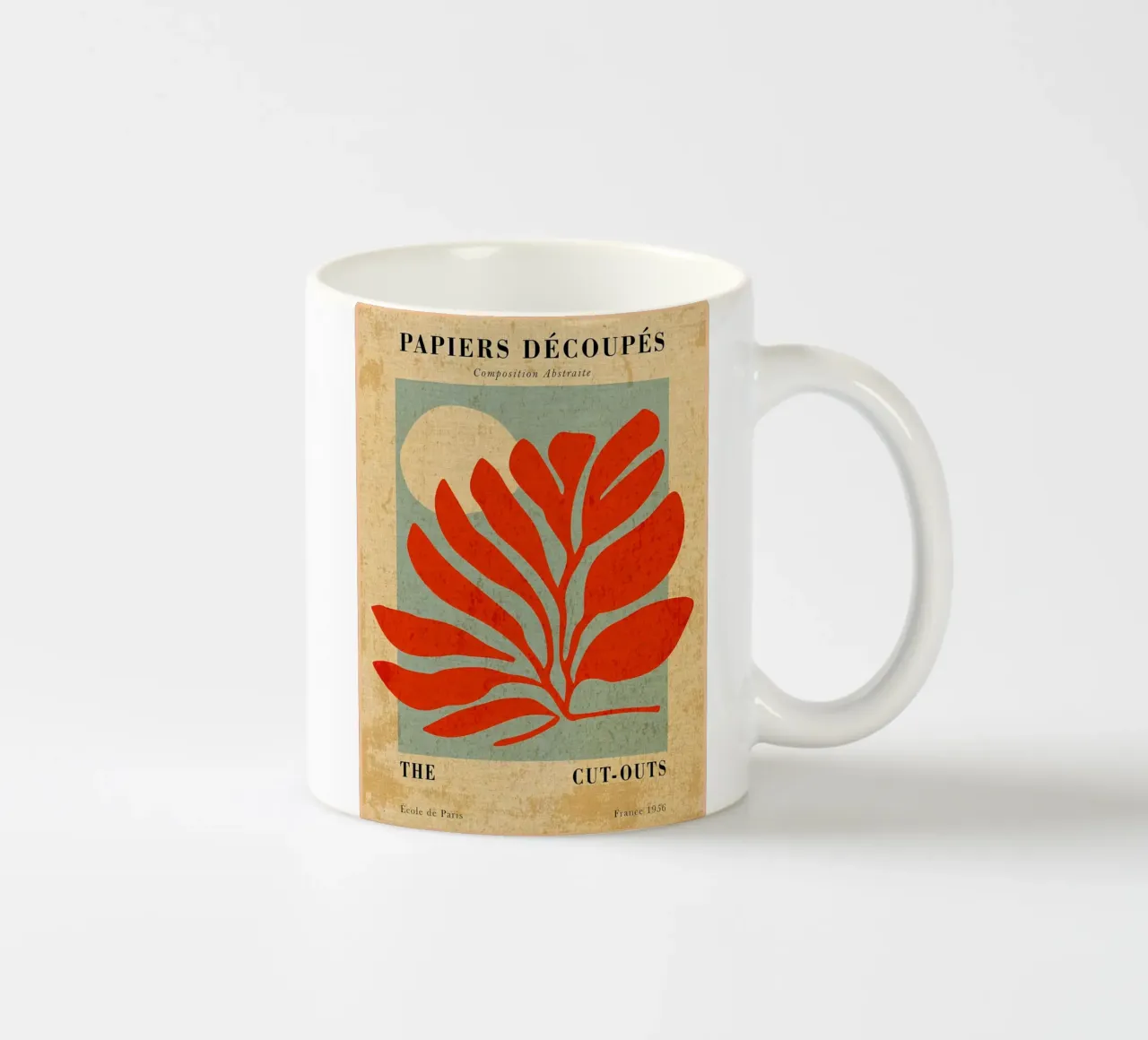 Papiers Decoupes moderni tazza in ceramica da Amanda Studio