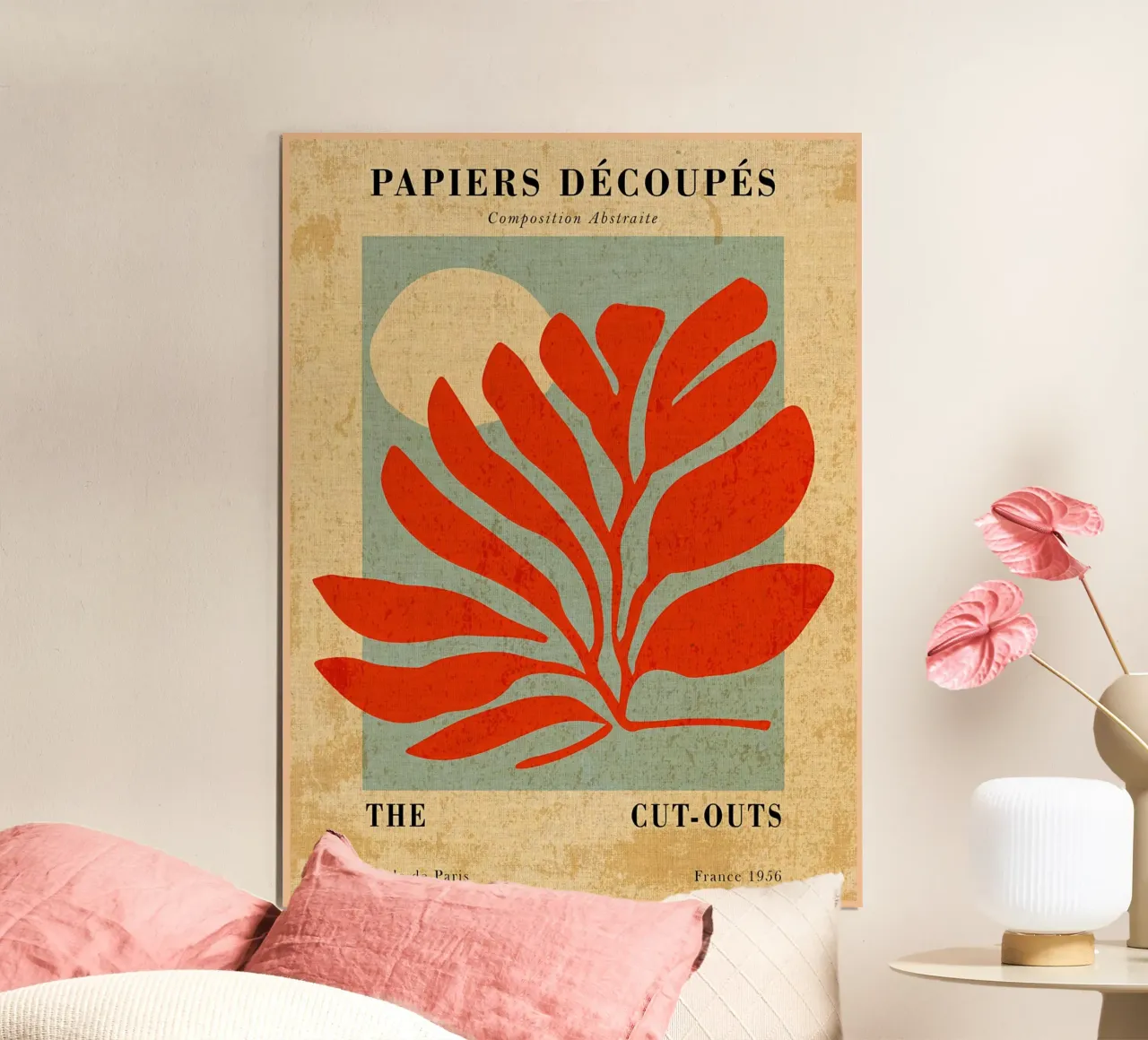 Papiers Decoupes moderni poster con telaio in plastica da Amanda Studio