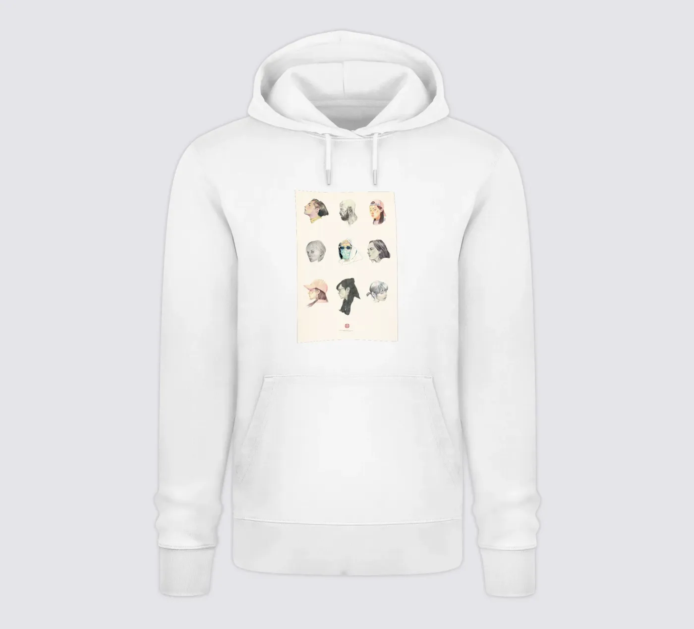 Faces hoodie by Faunesque