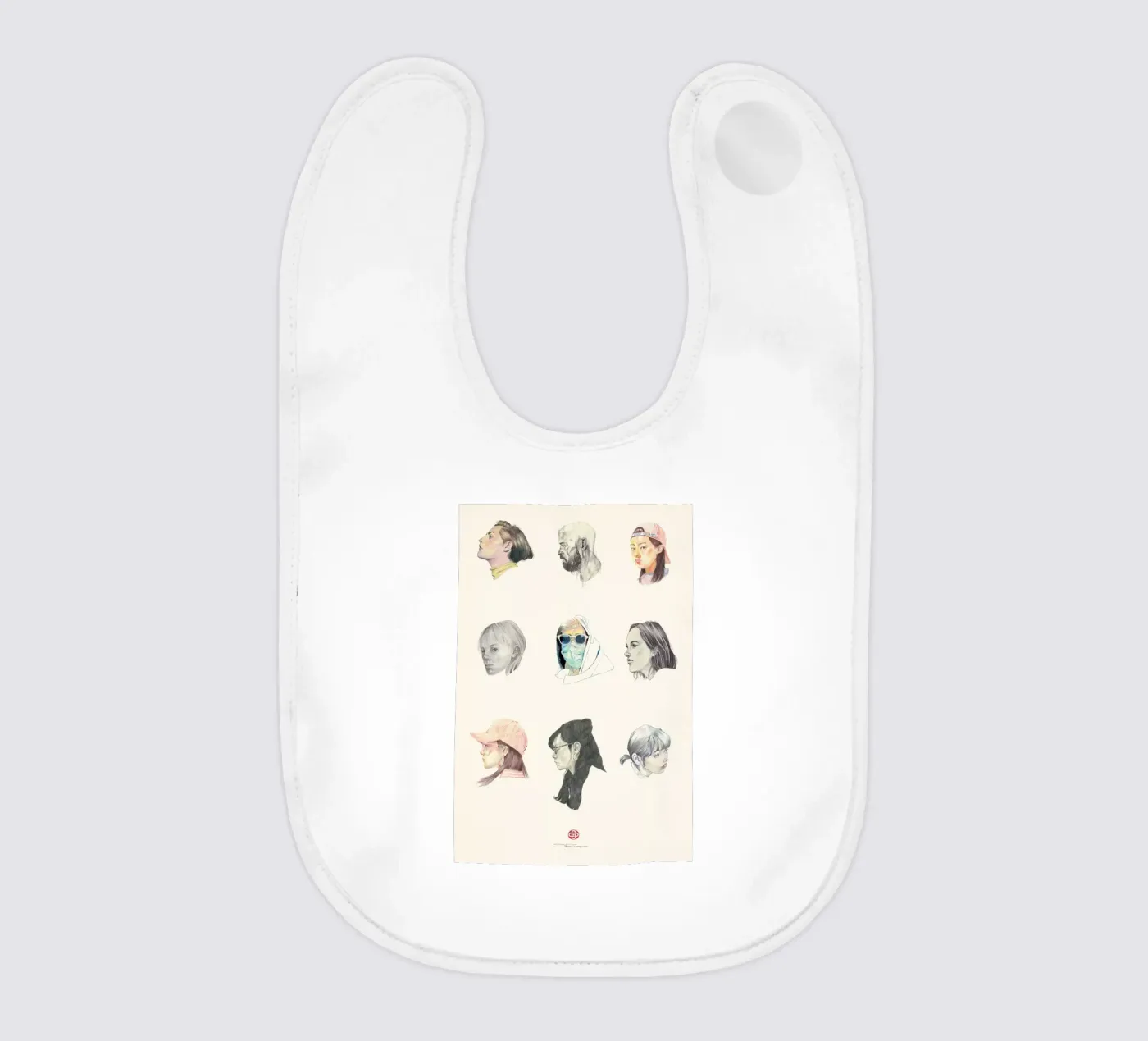 Visages bavoir de Faunesque